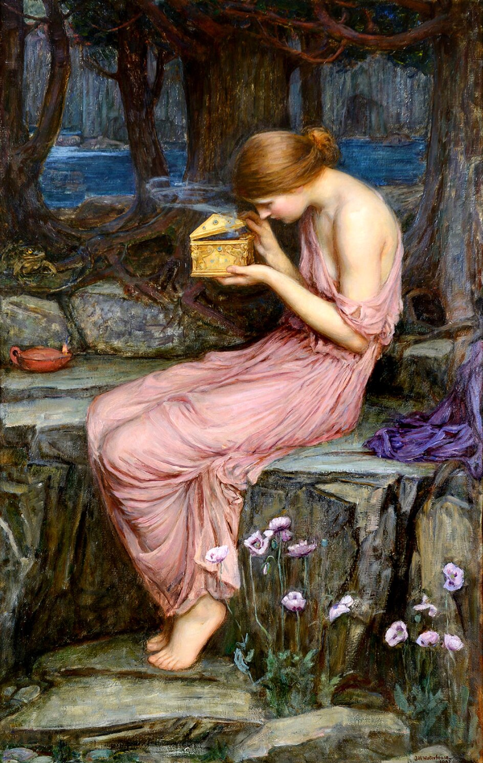 Psique: una historia humana para comprendernos john william waterhouse, psyche opening the golden box
